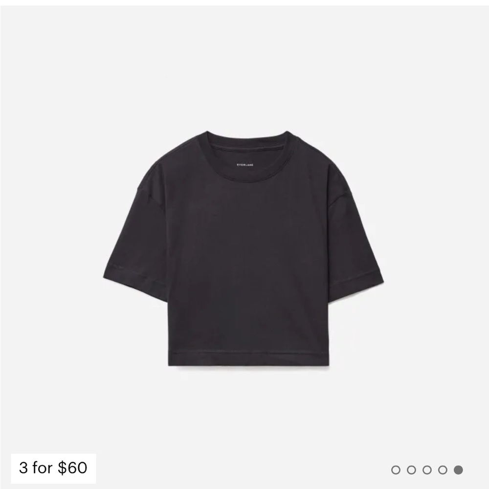 The Organic Cotton Cropped Tee, M
